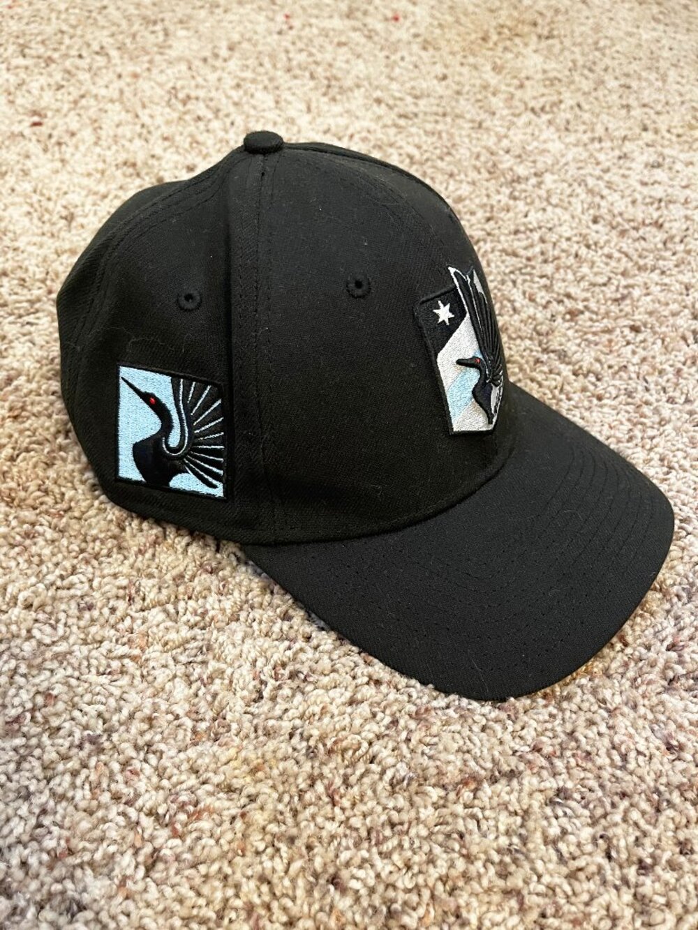 New Era 39THIRTY Minnesota United FC Hat Black MLS Soccer Cap M/L Fitted